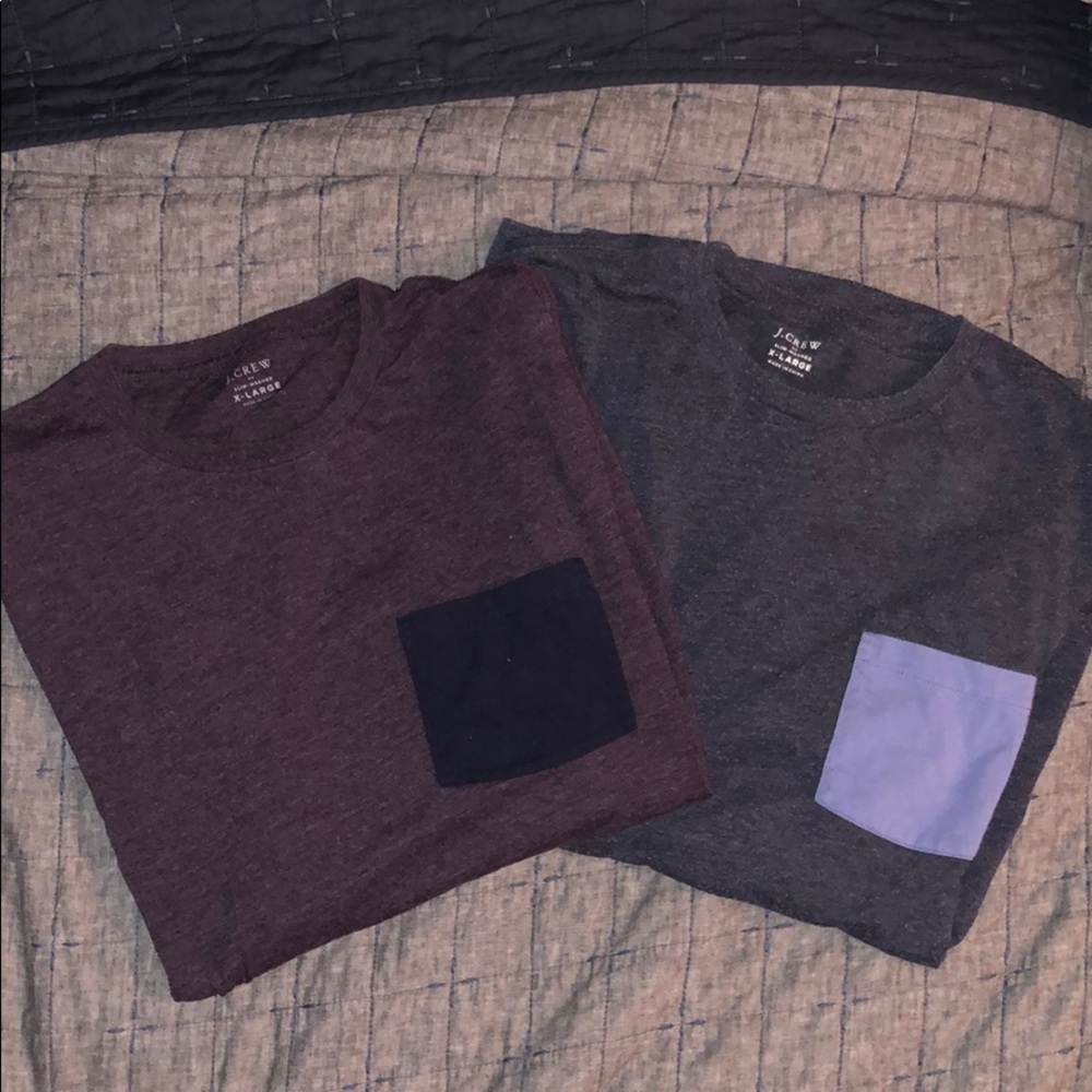 Jcrew pocket long sleeved shirts